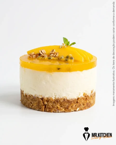Cheesecake Artesanal de Frutas Amarelas
