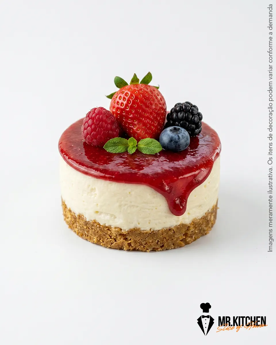 Cheesecake Artesanal Frutas Vermelhas